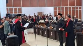 Foto : Pelantikan Ketua DPRD Minahasa, Bapak Frangky Wolayan