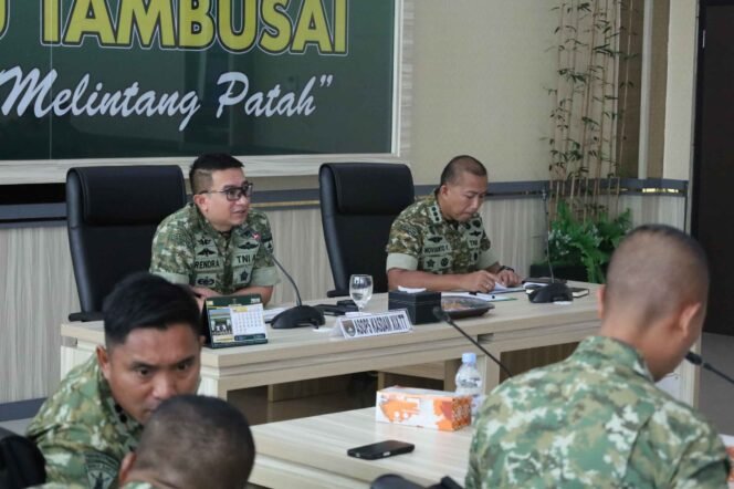 
Kodam XIX Pastikan Kesiapan Satgasyon 132/Bima Sakti