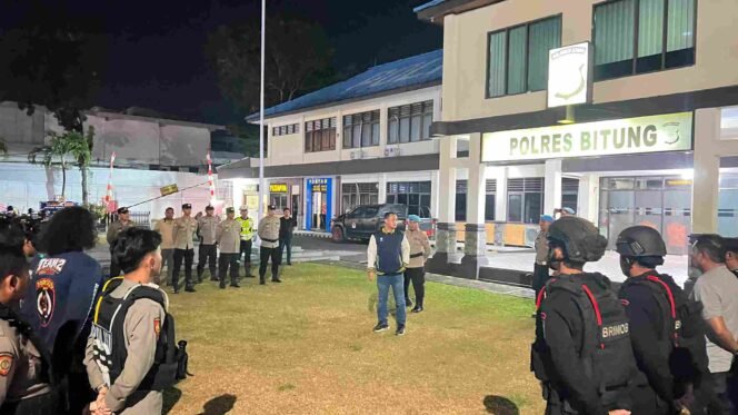 
Pimpin Apel Perdana Tim Opsnal, Kapolres Bitung Fokus Kenyamanan Warga 