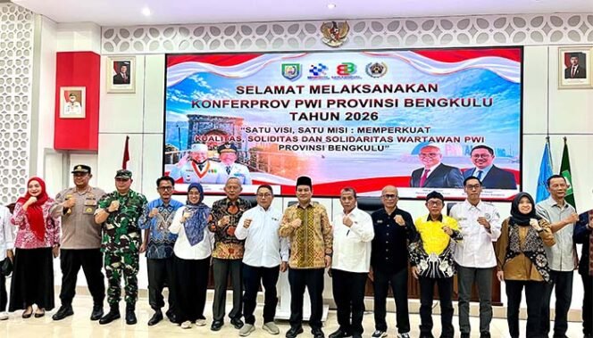 
Pemprov Bengkulu Dorong PWI Perkuat Profesionalisme dan Soliditas Wartawan
