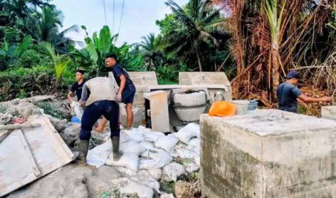 
Kodam XIX Tuanku Tambusai Percepat Pembangunan Jembatan Garuda, Penimbunan Pondasi Jadi Tahap Penentu