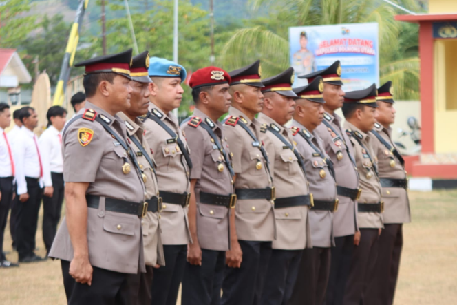 
Prosesi Pemberhentian dan Pengangkatan Dalam Jabatan Perwira Pertama Di Polres Bolmong Utara