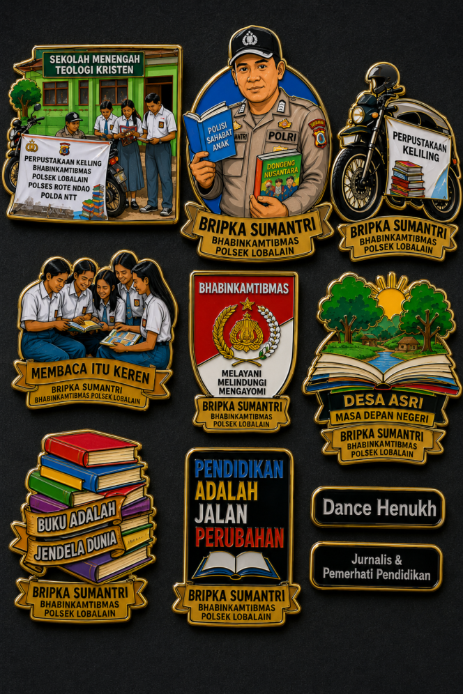 
Polisi Dekat Anak! Bripka Sumantri Bawa Perpustakaan Keliling ke Sekolah Lekunik, Tanamkan Budaya Literasi Sejak Dini