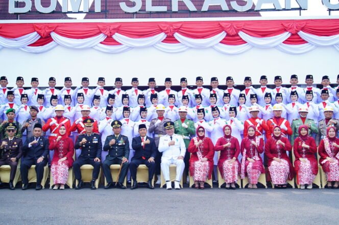 
Bupati Muba Toha Tohet Pimpin Upacara HUT RI ke -81