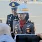 Kasat Lantas Polres Bitung AKP Dwi Dea Anggraini usai bertugas sebagai Komandan Upacara HUT ke-81 Kemerdekaan RI di Lapangan Kantor Wali Kota Bitung, Senin (17/8/2026).