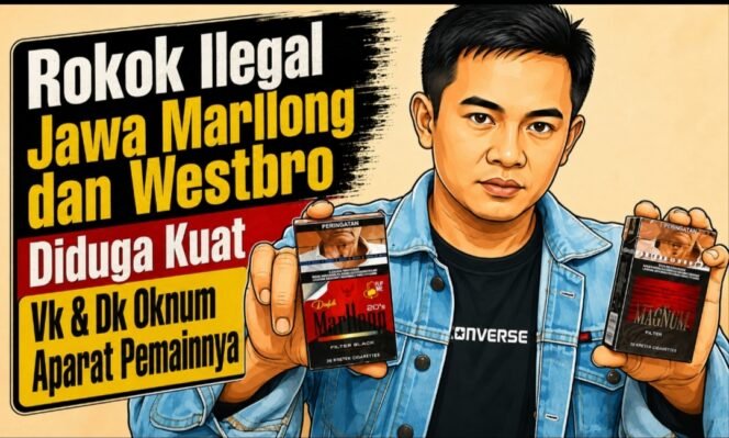 
Marllong – Westbro Rokok ilegal Jawa Diduga Kuat Oknum Aparat DK dan VK Pemainnya
