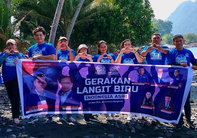 
DPC Partai Demokrat Sangihe Gaungkan “Gerakan Langit Biru AHY”. Ronald Sampel : Ajak Masyarakat Jadi Pelopor Investasi Masa Depan