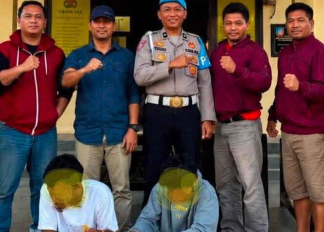 
Polres Konsel Tangkap Dua Pria, 49 Saset Sabu Disita