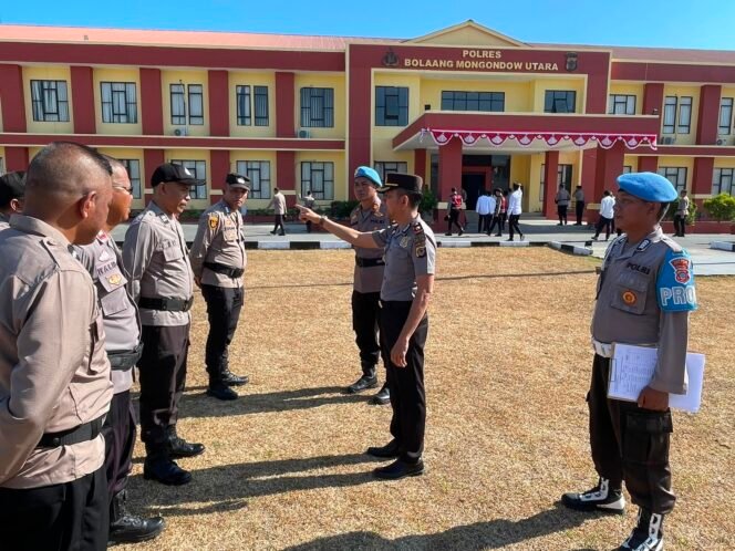 
Apel Pagi & Gaktiblin Polres Bolmong Utara Perkuat Disiplin Serta Kesiapan Personel