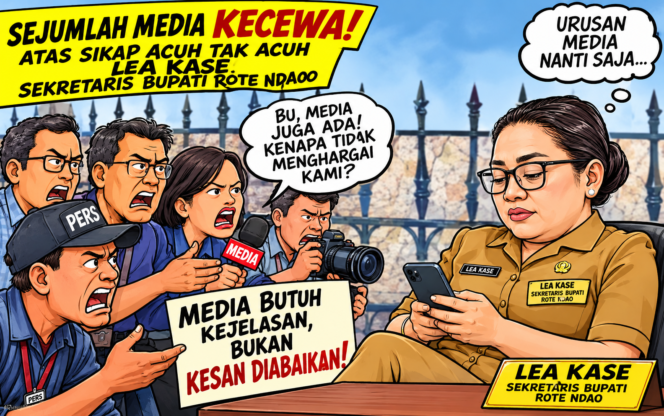 
Pintu Bupati untuk Media Dipertanyakan: Lea Kase Disorot Saat Wartawan Menunggu Akses”