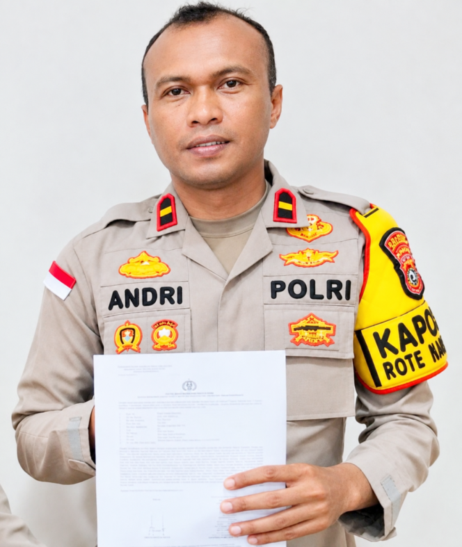 
Kapolsek RBL Laporkan Akun Anonim di Grup Facebook “Anak Rote Anti Korupsi” ke Polres Rote Ndao