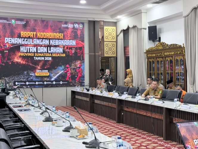 
Sekda Syafaruddin Ikuti Rakor Karhutla di Griya Agung