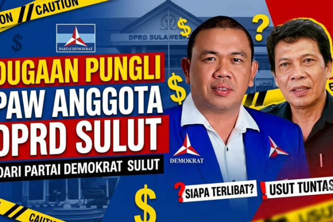 
Tiga Petinggi Demokrat Sulut Terlibat Dugaan Pungli PAW Rp 285 Juta