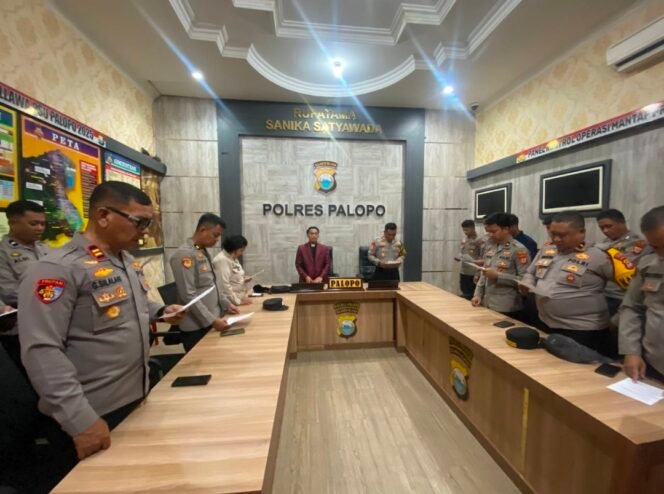 
Perkuat Iman dan Integritas, Polres Palopo Rutin Gelar Binrohtal