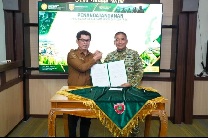 
Pangdam XIV/Hasanuddin Teken PKS Opslah TA 2026, Dukung Swasembada Pangan