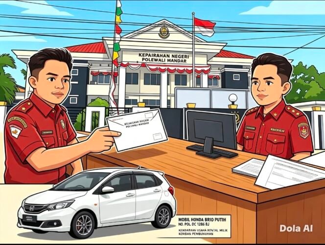 
Surat Pinjam Pakai Kendaraan Masuk Kejari Polman, Pemilik Minta Segera Diproses