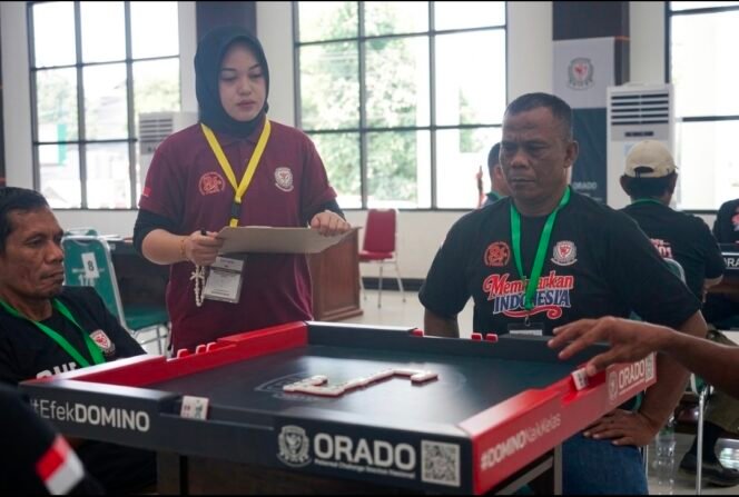 
Meriahkan HUT ke-81 TNI, Kodim 1417/Kendari Gelar Turnamen Domino ORADO