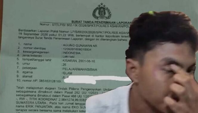
Anak HMI Kisaran Diduga Disiksa Dua Debt Collector Suruhan Oknum SMS Finance, LP Diduga Lamban