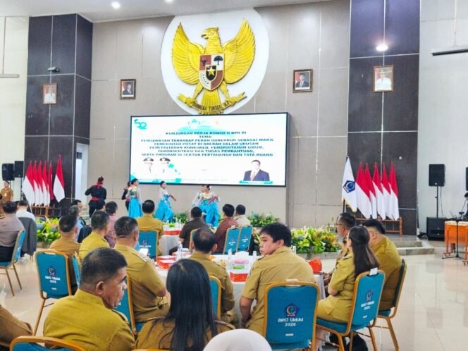 
Wabup TB Hadiri Rakor Pengawasan GWPP Bersama Komisi II DPR RI di Manado