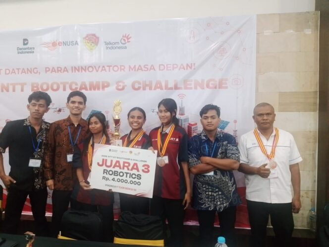 
Dari Jurnalis Ke Guru Robotika! Isak Doris Faot Alias  Ido  Antar Tiga Siswa SMK Pantai Baru  Sabet Juara III! Bukti Anak Rote Bukan Anak  Tiri TEKNOLOGI!