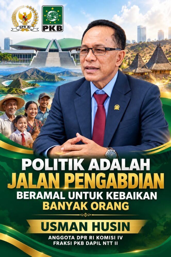 
Usman Husin Gaungkan Politik Pengabdian. Rakyat NTT Menunggu Bukti, Bukan Sekedar Slogan!
