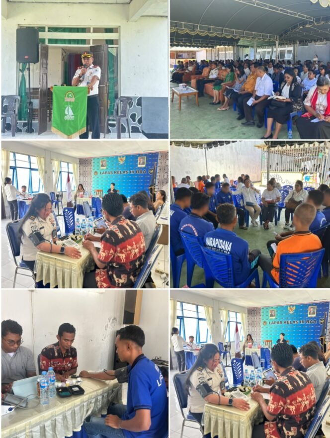 
Peringati HUT ke-25 Persekutuan Doa GMIT, Sinode GMIT Gelar Pelayanan Pastoral dan Pengobatan Gratis di Lapas Ba’a