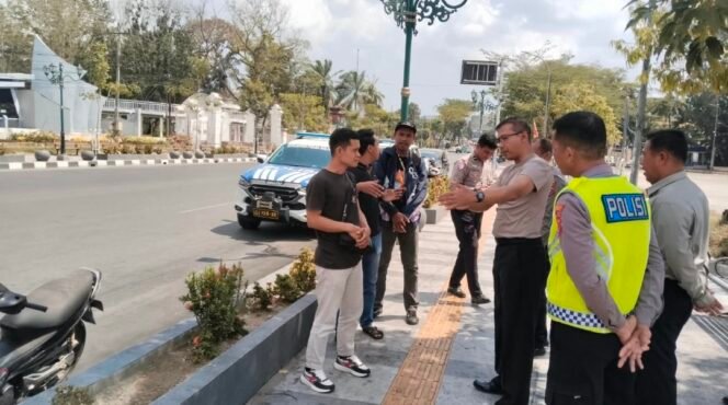 
Keselamatan Jadi Prioritas, Ditlantas Polda Sultra Cek Lintasan Road Race Tugu MTQ