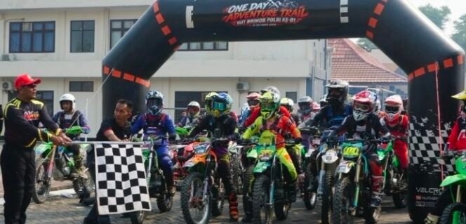 
One Day Adventure Brimob, 650 Rider Taklukkan 81 Km Jalur Ekstrem