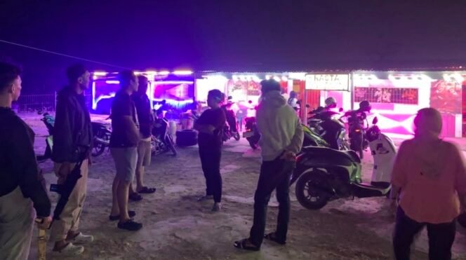 
Patroli Malam di TPI Ponjalae, Polsek Wara Cegah Kejahatan Jalanan dan  3C