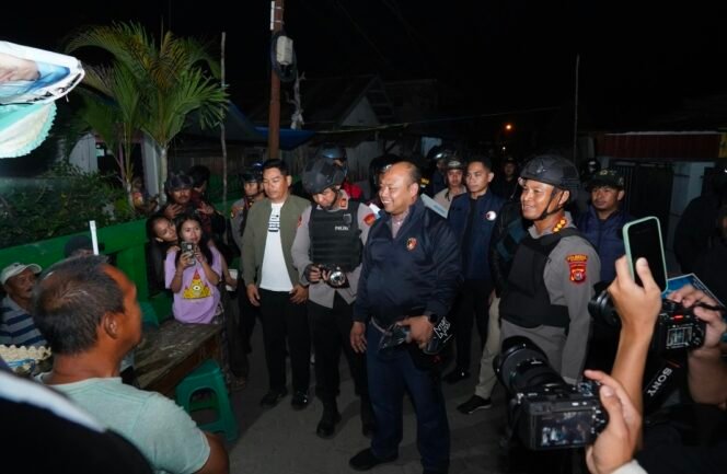 
Pascapenggerebekan Narkoba, Polda Sultra Perketat Patroli di Kampung Salo