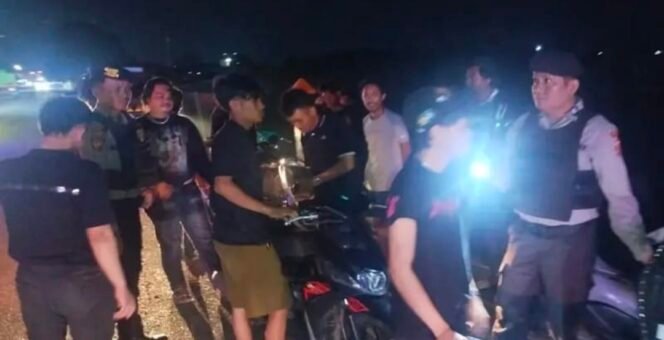 
 Sisir Titik Rawan hingga Subuh, Sat Samapta Polres Palopo Gelar Patroli Pallawa