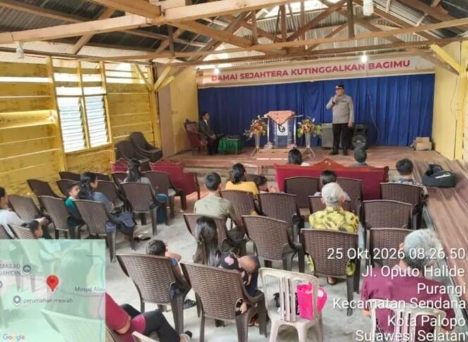 
Minggu Kasih, Polsek Wara Selatan Ajak Warga Cegah Karhutla dan Kenakalan Remaja
